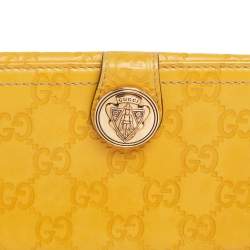 مملوكة مسبقًا محفظة كونتيننتال غوتشي هيستريا جلد غوتشيسيما مستردة