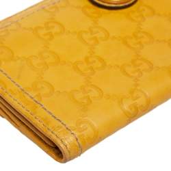 مملوكة مسبقًا محفظة كونتيننتال غوتشي هيستريا جلد غوتشيسيما مستردة