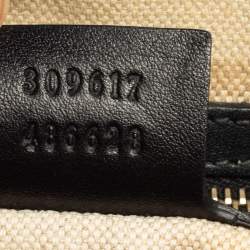 Pre Owned Gucci Black Microguccissima Patent Leather Small Nice Bag