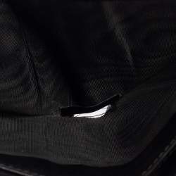 Pre Owned محفظة غوتشي فرنش جي متشابك جلد أسود