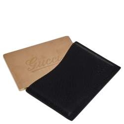 مملوكة مسبقًا حقيبة غوتشي نيو بامبو جلد أسود بشراشيب بيد علوية