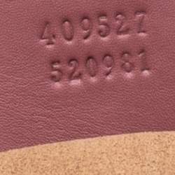 مملوكة مسبقًا Gucci Pink/Beige GG Supreme Canvas Medium Blooms Boston Bag