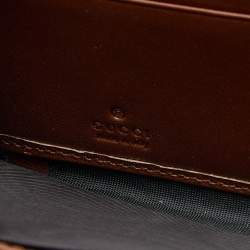 Pre Owned محفظة غوتشي كانفاس جي جي سوبريم  بيج/بني فاتح بسحاب ملتف