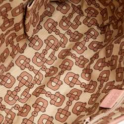 Pre Owned حقيبة يد توتس غوتشي جلد غوتشيسيما وردية