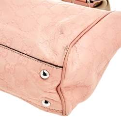 Pre Owned حقيبة يد توتس غوتشي جلد غوتشيسيما وردية