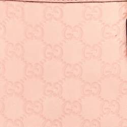 Pre Owned حقيبة يد توتس غوتشي جلد غوتشيسيما وردية