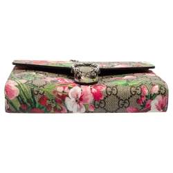 Pre Owned محفظة بسلسلة غوتشي كانفاس جي جي سوبريم متعدد الألوان مورد مزين ديونيسوس 