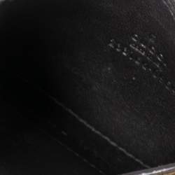 مملوكة مسبقًا Gucci Green Glossy Microguccissima Leather Card Holder