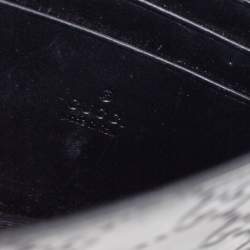 مملوكة مسبقًا Gucci Black Guccissima Leather GG Wallet On Chain