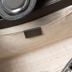 مملوكة مسبقًا Gucci Metallic Guccissima Patent Leather Medium Emily Chain Shoulder Bag