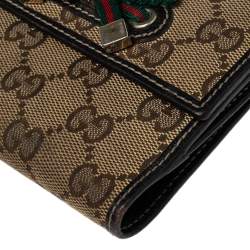 Gucci GG Canvas And Leather Princy Compact Wallet