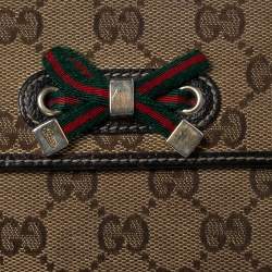 Gucci GG Canvas And Leather Princy Compact Wallet