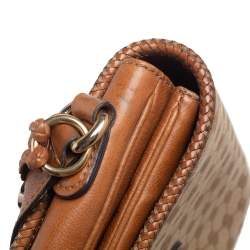Gucci Beige/Brown GG Canvas Medium Marrakech Tassel Messenger Bag