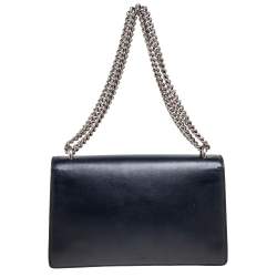 Pre Owned Gucci Black Leather Small Dionysus Shoulder Bag