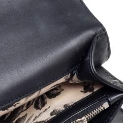 Pre Owned Gucci Black Leather Small Dionysus Shoulder Bag
