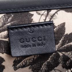 Pre Owned Gucci Black Leather Small Dionysus Shoulder Bag