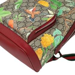 Pre Owned Gucci Multicolor GG Supreme Canvas Tian Backpack 