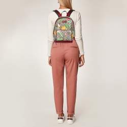 Pre Owned Gucci Multicolor GG Supreme Canvas Tian Backpack 