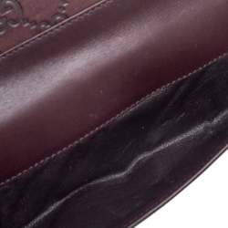 Gucci Brown Guccissima Leather Flap Continental Wallet