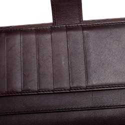 Gucci Brown Guccissima Leather Flap Continental Wallet