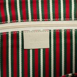 Pre Owned Gucci Brown/Beige GG Canvas and Leather Britt Messenger Bag