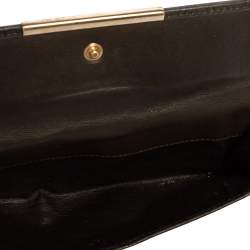 Gucci Dark Brown Guccissima Leather Flap Continental Wallet