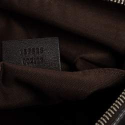 Pre Owned Gucci Beige/Brown GG Canvas and Leather Small Trophy Tote