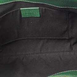 Pre Owned Gucci Brown/Beige GG Canvas and Leather Small Bardot Hobo