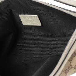 مملوكة مسبقًا Gucci Beige GG Canvas and Leather Abbey D-Ring Pochette Bag 