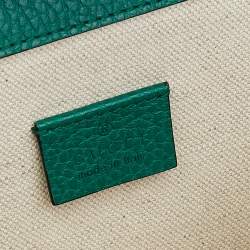 مملوكة مسبقًا حقيبة كتف غوتشي سلسلة دينسيوس ميني جلد أخضر