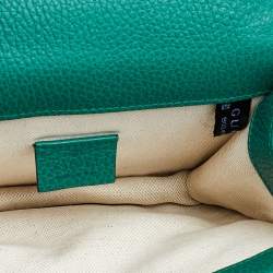 مملوكة مسبقًا حقيبة كتف غوتشي سلسلة دينسيوس ميني جلد أخضر