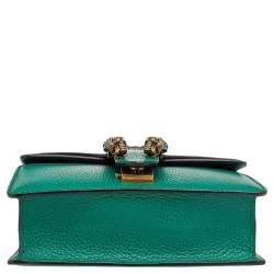 مملوكة مسبقًا حقيبة كتف غوتشي سلسلة دينسيوس ميني جلد أخضر