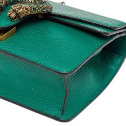 مملوكة مسبقًا حقيبة كتف غوتشي سلسلة دينسيوس ميني جلد أخضر