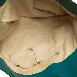 Pre Owned حقيبة يد توتس غوتشي شوبر سوينغ جلد أزرق كحلي كبيرة