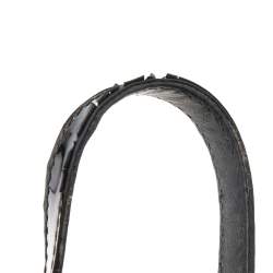 مملوكة مسبقًا Gucci Black Microguccissima Patent Leather Nice Dome Satchel