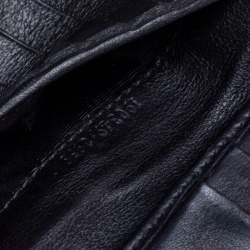 مملوكة مسبقًا Gucci Black Leather Hysteria Compact Wallet