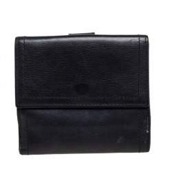 مملوكة مسبقًا Gucci Black Leather Hysteria Compact Wallet
