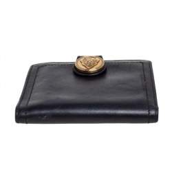 مملوكة مسبقًا Gucci Black Leather Hysteria Compact Wallet