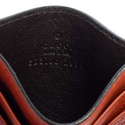Gucci Tan Microguccissima Leather Card Case