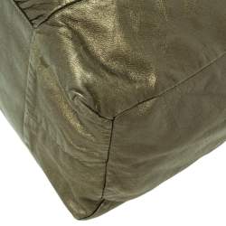 مملوكة مسبقًا حقيبة هوبو غوتشي هيستيريا جلد أخضر ميتالك