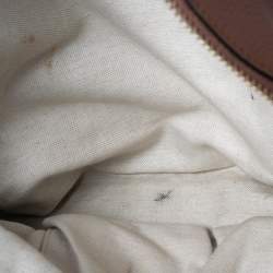 Pre Owned حقيبة ساتشل غوتشي بري دوم جلد بني