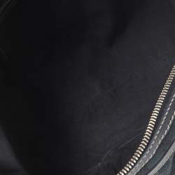 Pre Owned Gucci Black GG Canvas And Leather Medium Aviatrix Boston Bag