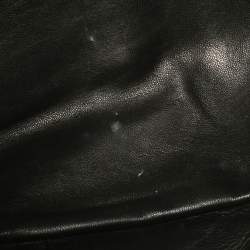 Pre Owned Gucci Black Python and Leather Medium Icon Bit Convertible Hobo