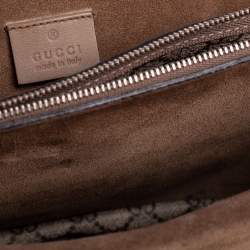 مملوكة مسبقًا Gucci Beige GG Coated Canvas and Suede Medium Dionysus Shoulder Bag