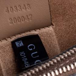 مملوكة مسبقًا Gucci Beige GG Coated Canvas and Suede Medium Dionysus Shoulder Bag