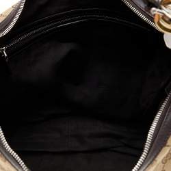 مملوكة مسبقًا حقيبة هوبو غوتشي جي جي توينز جلد و كانفاس جي جي بيج/بني كبيرة