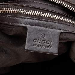 مملوكة مسبقًا حقيبة هوبو غوتشي جي جي توينز جلد و كانفاس جي جي بيج/بني كبيرة