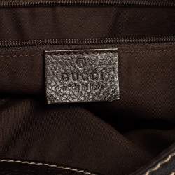 Pre Owned Gucci Beige GG Canvas New Ladies Web Hobo