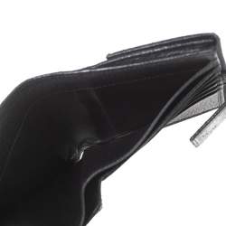 مملوكة مسبقًا محفظة غوتشي فرينش جلد وكانفاس جيجي سوداء