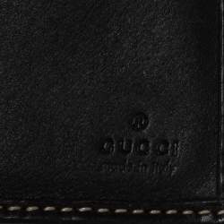 Gucci Dark Brown/Beige GG Canvas and Leather Indy Continental Wallet